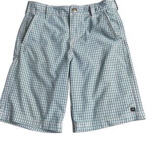 Quiksilver Plaid Amphibian Hybrid Shorts - Size 7